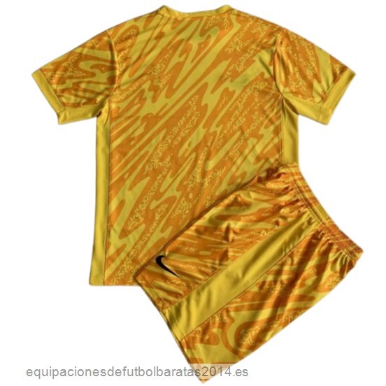 Nuevo Portero Conjunto De Hombre Francia 2024 Amarillo Baratas